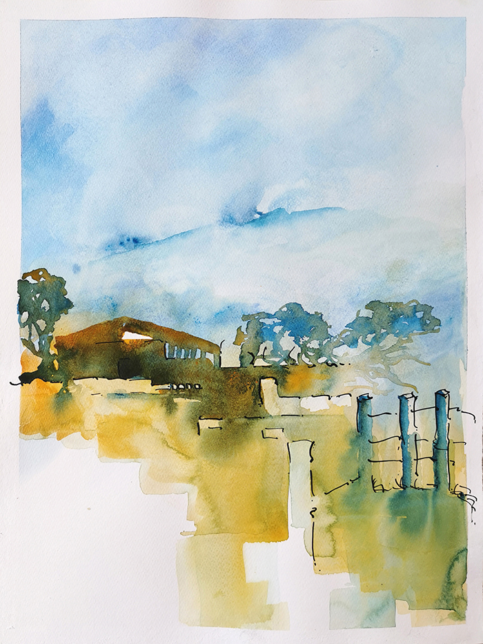 A Ramble Through The Mists – Painting Country – River la Vie Café – Tennyson Reach Brisbane – 20th April 2022